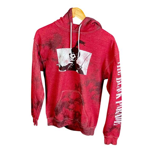 My Chemical Romance The Black Parade Red & Black Tie Dye Hoodie - Medium - Picture 1 of 5